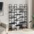 Bibliotecă, negru, 127,5x28,5x172,5 cm, lemn prelucrat GartenMobel Dekor