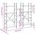 Bibliotecă, negru, 160x28,5x136,5 cm, lemn prelucrat GartenMobel Dekor