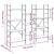 Bibliotecă, gri sonoma, 160x28,5x136,5 cm, lemn prelucrat GartenMobel Dekor