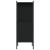 Bibliotecă, negru, 72x28x77,5 cm, lemn prelucrat GartenMobel Dekor