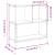 Bibliotecă, negru, 72x28x77,5 cm, lemn prelucrat GartenMobel Dekor