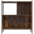 Bibliotecă, stejar fumuriu, 72x28x77,5 cm, lemn prelucrat GartenMobel Dekor