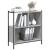 Bibliotecă, gri sonoma, 72x28x77,5 cm, lemn prelucrat GartenMobel Dekor