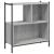 Bibliotecă, gri sonoma, 72x28x77,5 cm, lemn prelucrat GartenMobel Dekor