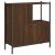 Bibliotecă, stejar maro, 72x28x77,5 cm, lemn prelucrat GartenMobel Dekor