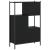 Bibliotecă, negru, 72x28x109 cm, lemn prelucrat GartenMobel Dekor