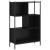 Bibliotecă, negru, 72x28x109 cm, lemn prelucrat GartenMobel Dekor