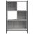Bibliotecă, gri sonoma, 72x28x109 cm, lemn prelucrat GartenMobel Dekor