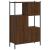Bibliotecă, stejar maro, 72x28x109 cm, lemn prelucrat GartenMobel Dekor