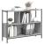 Bibliotecă, gri sonoma, 102x28x77,5 cm, lemn prelucrat GartenMobel Dekor