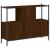 Bibliotecă, stejar maro, 102x28x77,5 cm, lemn prelucrat GartenMobel Dekor