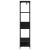 Șifonier cu sertare, negru, 100x40x180 cm, lemn compozit GartenMobel Dekor