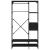 Șifonier cu sertare, negru, 100x40x180 cm, lemn compozit GartenMobel Dekor