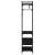 Șifonier cu sertare, negru, 89x39x184,5 cm, lemn compozit GartenMobel Dekor