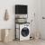 Dulap mașina de spălat, negru, 68x48,5x194 cm GartenMobel Dekor