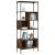 Bibliotecă cu 5 niveluri, stejar fumuriu, 76x33x188,5 cm, lemn GartenMobel Dekor