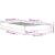 Cadru de pat, alb, 90x200 cm, lemn prelucrat GartenMobel Dekor