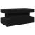 Măsuță de cafea cu lumini LED, negru, 90x50x40 cm GartenMobel Dekor
