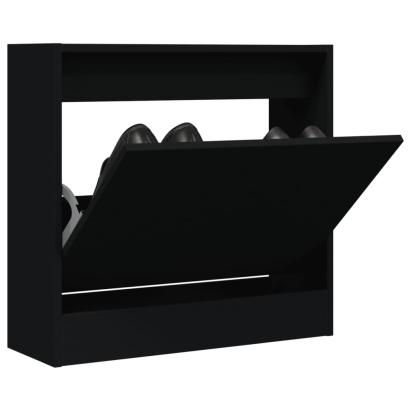 Pantofar, negru, 60x21x57 cm, lemn compozit GartenMobel Dekor