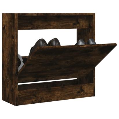 Pantofar, stejar fumuriu, 60x21x57 cm, lemn compozit GartenMobel Dekor