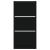 Pantofar, negru, 60x21x125,5 cm, lemn compozit GartenMobel Dekor