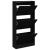 Pantofar, negru, 60x21x125,5 cm, lemn compozit GartenMobel Dekor