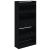 Pantofar, negru, 60x21x125,5 cm, lemn compozit GartenMobel Dekor