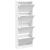 Pantofar, alb, 60x21x163,5 cm, lemn compozit GartenMobel Dekor