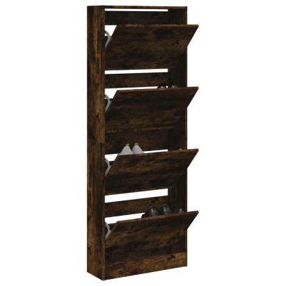 Pantofar, stejar fumuriu, 60x21x163,5 cm, lemn compozit GartenMobel Dekor
