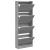 Pantofar, gri sonoma, 60x21x163,5 cm, lemn prelucrat GartenMobel Dekor