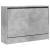 Pantofar, gri beton, 80x21x57 cm, lemn prelucrat GartenMobel Dekor