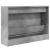 Pantofar, gri beton, 80x21x57 cm, lemn prelucrat GartenMobel Dekor