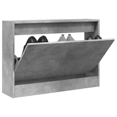 Pantofar, gri beton, 80x21x57 cm, lemn prelucrat GartenMobel Dekor