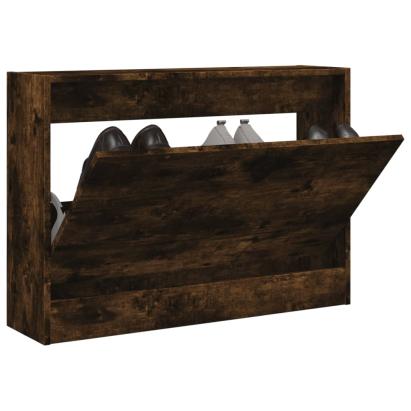 Pantofar, stejar fumuriu, 80x21x57 cm, lemn compozit GartenMobel Dekor