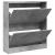 Pantofar, gri beton, 80x21x87,5 cm, lemn prelucrat GartenMobel Dekor