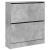 Pantofar, gri beton, 80x21x87,5 cm, lemn prelucrat GartenMobel Dekor