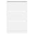 Pantofar, alb, 80x21x125,5 cm, lemn compozit GartenMobel Dekor