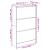 Pantofar, alb, 80x21x125,5 cm, lemn compozit GartenMobel Dekor