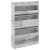 Pantofar, gri beton, 80x21x125,5 cm, lemn prelucrat GartenMobel Dekor