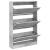 Pantofar, gri beton, 80x21x125,5 cm, lemn prelucrat GartenMobel Dekor