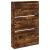 Pantofar, stejar fumuriu, 80x21x125,5 cm, lemn compozit GartenMobel Dekor