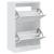 Pantofar, alb, 60x34x96,5 cm, lemn compozit GartenMobel Dekor