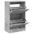 Pantofar, gri beton, 60x34x96,5 cm, lemn compozit GartenMobel Dekor