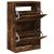 Pantofar, stejar fumuriu, 60x34x96,5 cm, lemn compozit GartenMobel Dekor