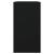 Pantofar, negru, 80x34x63 cm, lemn compozit GartenMobel Dekor