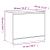 Pantofar, gri beton, 80x34x63 cm, lemn prelucrat GartenMobel Dekor