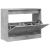 Pantofar, gri beton, 80x34x63 cm, lemn prelucrat GartenMobel Dekor