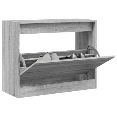 Pantofar, gri sonoma, 80x34x63 cm, lemn prelucrat GartenMobel Dekor