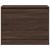 Pantofar, stejar maro, 80x34x63 cm, lemn prelucrat GartenMobel Dekor