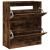 Pantofar, stejar fumuriu, 80x34x96,5 cm, lemn compozit GartenMobel Dekor